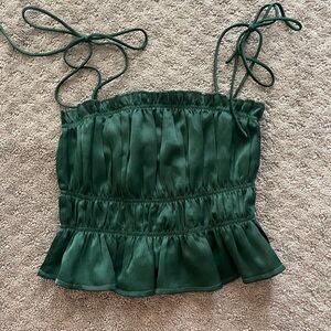 Dark Green Princess Polly Top!